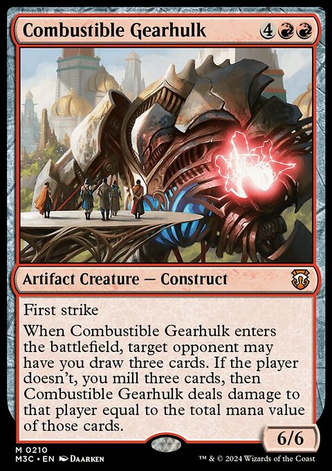 Combustible Gearhulk [Modern Horizons 3 Commander]