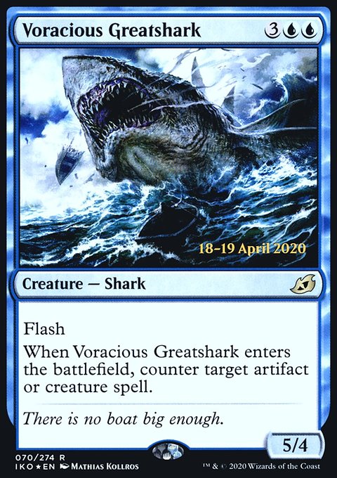 Voracious Greatshark [Ikoria: Lair of Behemoths Prerelease Promos]
