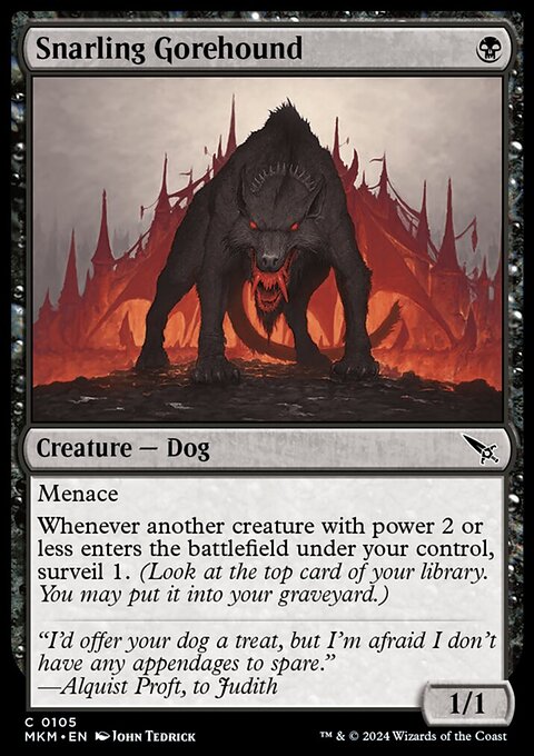 Snarling Gorehound [Murders at Karlov Manor]