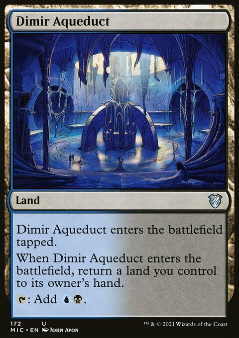 Dimir Aqueduct [Innistrad: Midnight Hunt Commander]