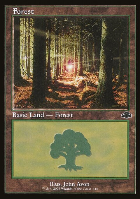 Forest (410) (Retro) [Dominaria Remastered]