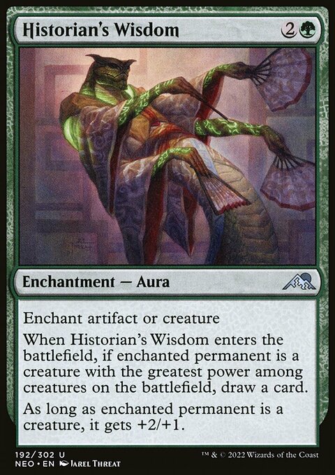 Historian's Wisdom [Kamigawa: Neon Dynasty]