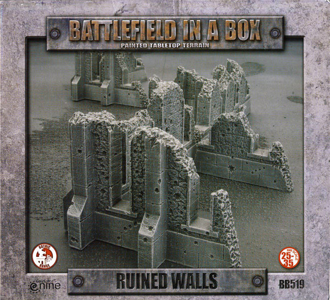 Battlefield in a Box: Ruined Walls