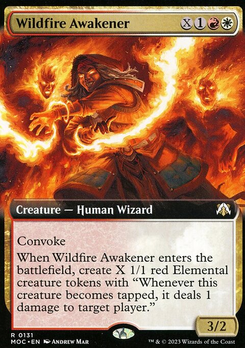 Wildfire Awakener (Extended Art) [March of the Machine Commander]