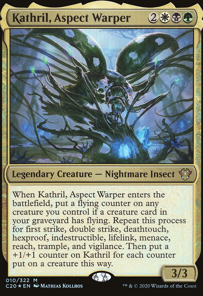 Kathril, Aspect Warper (Oversized) [Commander 2020 Oversized]