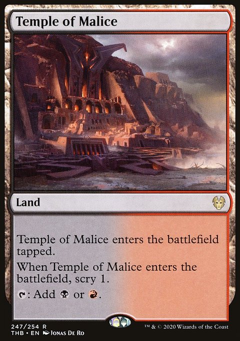 Temple of Malice [Theros Beyond Death Prerelease Promos]