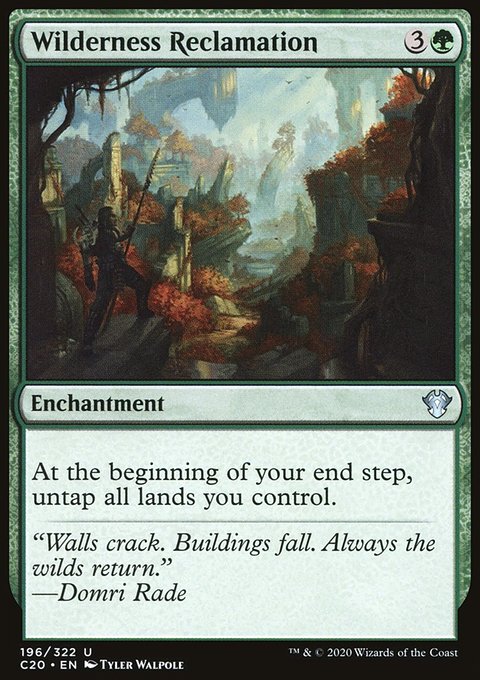 Wilderness Reclamation [Commander 2020]