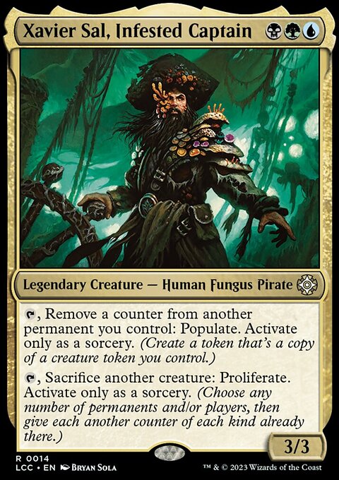 Xavier Sal, Infested Captain [The Lost Caverns of Ixalan Commander]