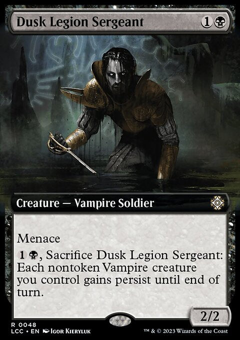 Dusk Legion Sergeant (Extended Art) [The Lost Caverns of Ixalan Commander]