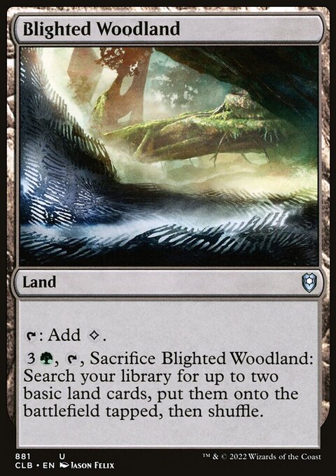 Blighted Woodland [Commander Legends: Battle for Baldur's Gate]