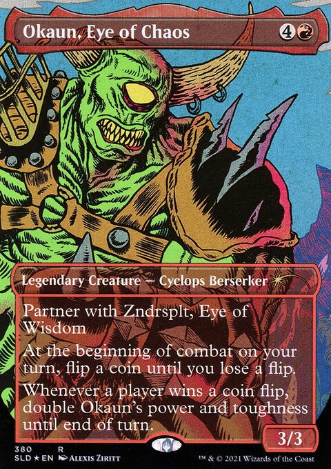 Okaun, Eye of Chaos (Display Commander) [Secret Lair Drop Promos]
