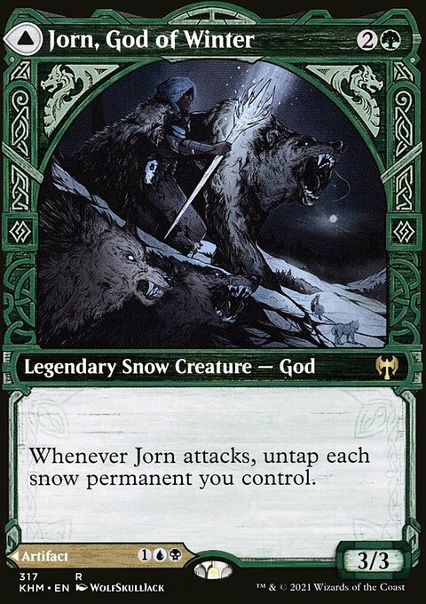 Jorn, God of Winter // Kaldring, the Rimestaff (Showcase) [Kaldheim]