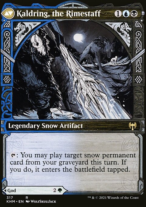 Jorn, God of Winter // Kaldring, the Rimestaff (Showcase) [Kaldheim]