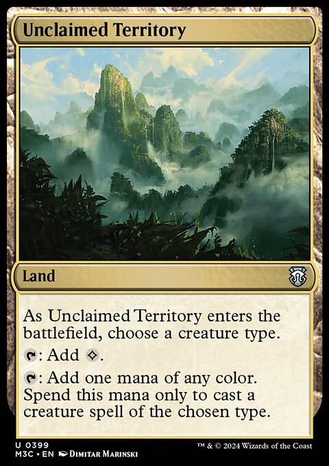 Unclaimed Territory (Ripple Foil) [Modern Horizons 3 Commander]