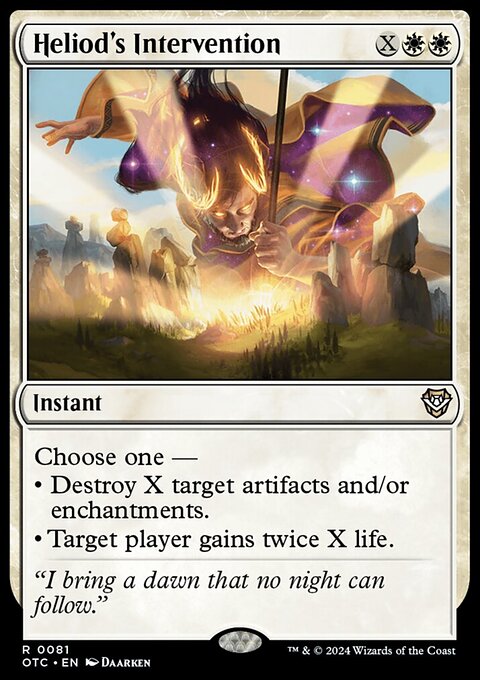 Heliod's Intervention [Outlaws of Thunder Junction Commander]