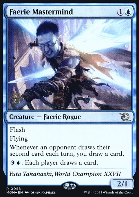 Faerie Mastermind [March of the Machine Prerelease Promos]