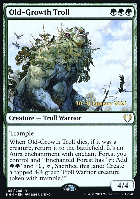 Old-Growth Troll [Kaldheim Prerelease Promos]