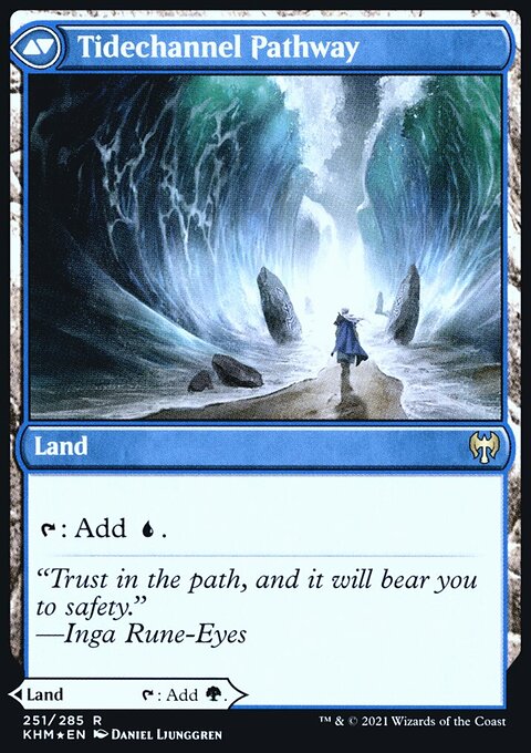 Barkchannel Pathway // Tidechannel Pathway [Kaldheim Prerelease Promos]