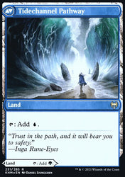 Barkchannel Pathway // Tidechannel Pathway [Kaldheim Prerelease Promos]