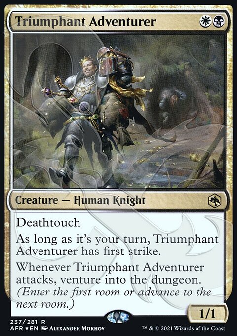 Triumphant Adventurer (Ampersand Promo) [Dungeons & Dragons: Adventures in the Forgotten Realms Promos]