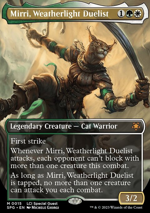 Mirri, Weatherlight Duelist (Borderless) [The Lost Caverns of Ixalan Special Guests]