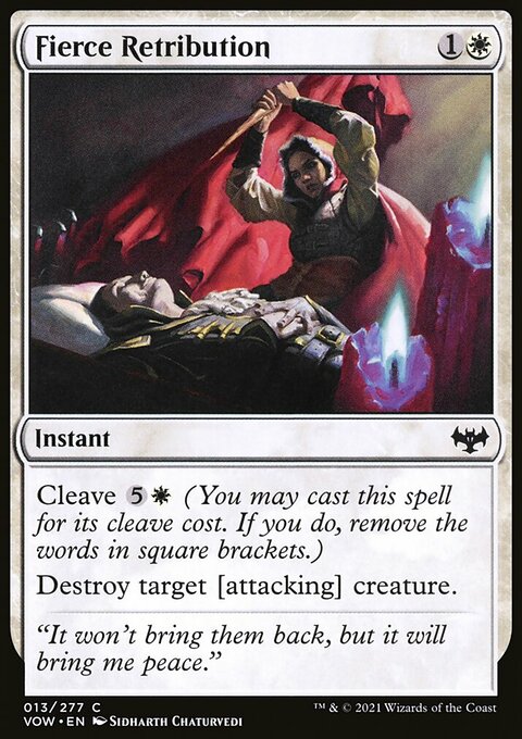 Fierce Retribution [Innistrad: Crimson Vow]