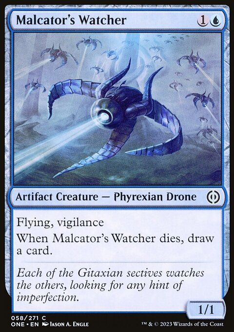 Malcator's Watcher [Phyrexia: All Will Be One]