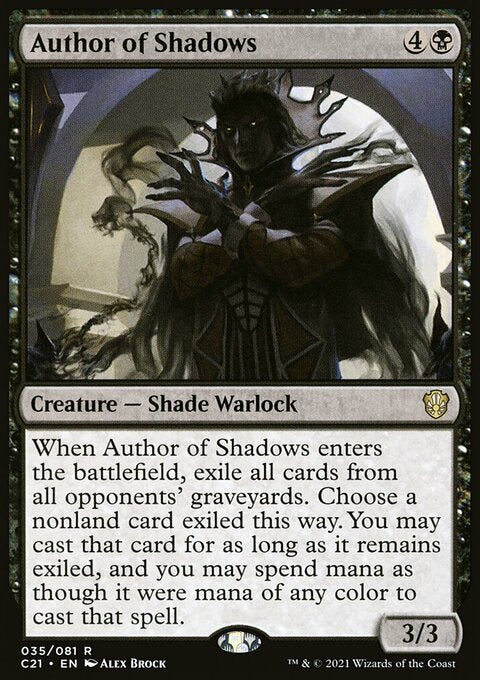 Author of Shadows [Commander 2021]