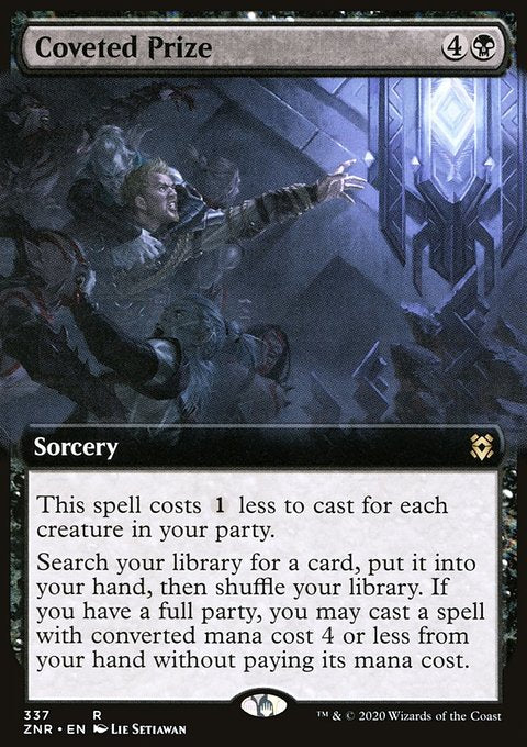 Coveted Prize (Extended Art) [Zendikar Rising]