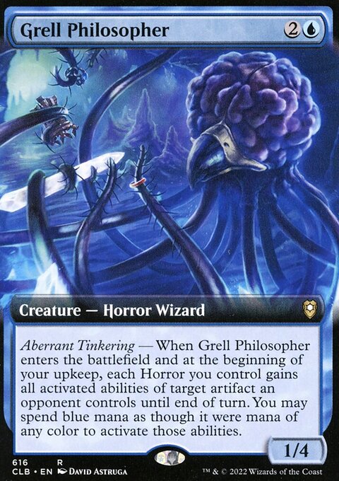 Grell Philosopher (Extended Art) [Commander Legends: Battle for Baldur's Gate]