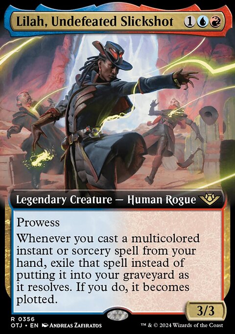 Lilah, Undefeated Slickshot (Extended Art) [Outlaws of Thunder Junction]