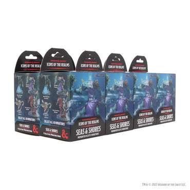 D&D Icons of the Realms Seas & Shores Booster Brick (8 Boxes)