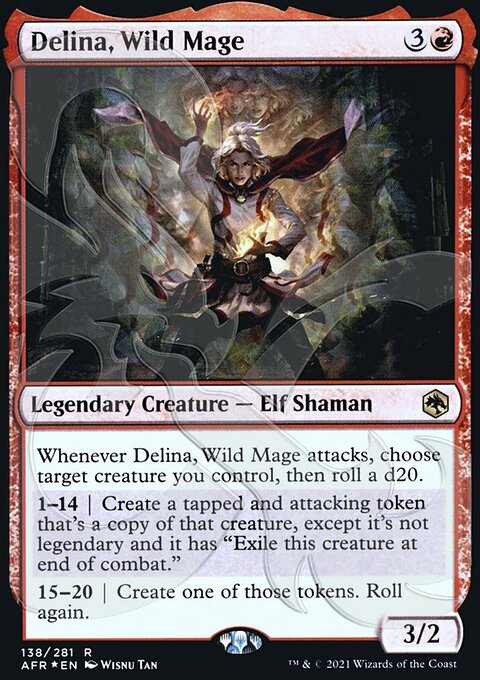 Delina, Wild Mage (Ampersand Promo) [Dungeons & Dragons: Adventures in the Forgotten Realms Promos]