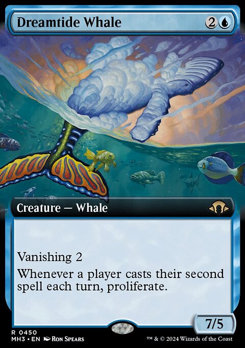 Dreamtide Whale (Extended Art) [Modern Horizons 3]
