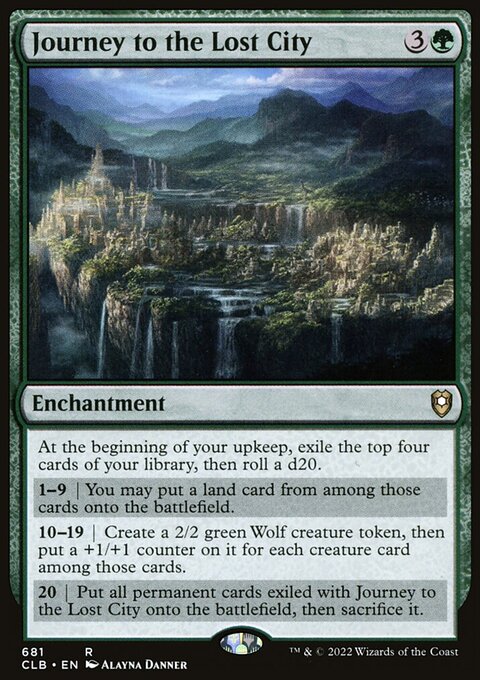 Journey to the Lost City [Commander Legends: Battle for Baldur's Gate]