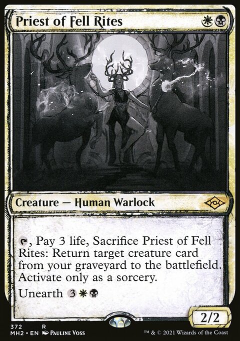 Priest of Fell Rites (Sketch) [Modern Horizons 2]