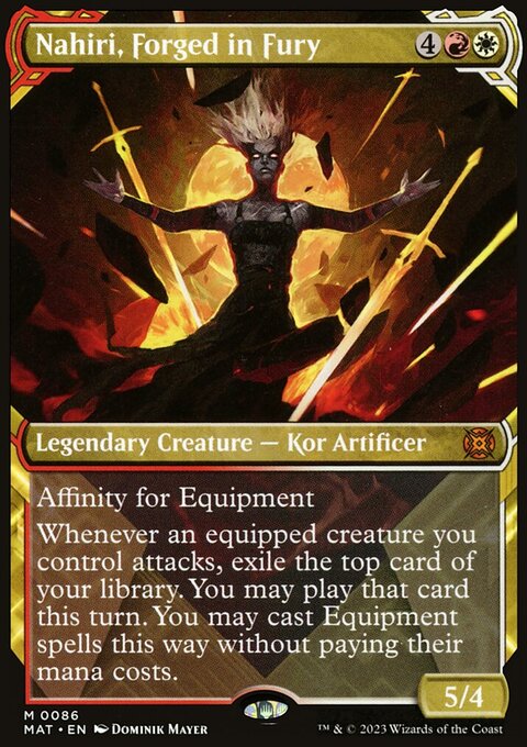 Nahiri, Forged in Fury (Showcase) [March of the Machine: The Aftermath]