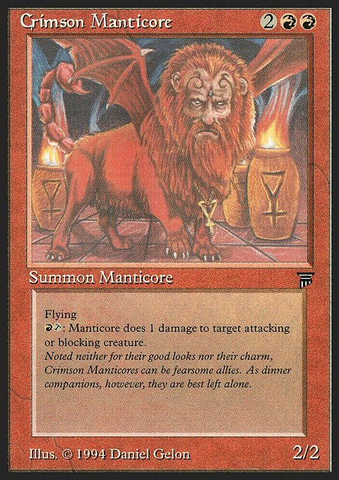 Crimson Manticore [Legends]