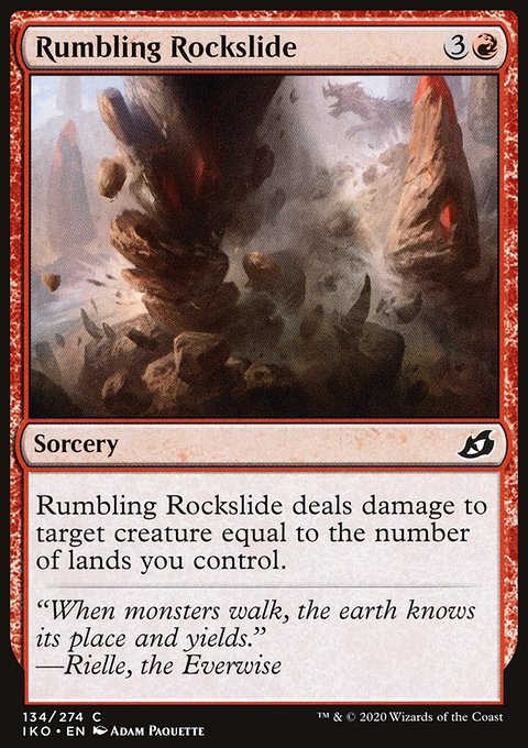 Rumbling Rockslide [Ikoria: Lair of Behemoths]