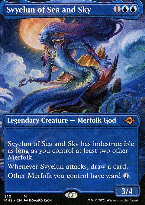 Svyelun of Sea and Sky (Borderless Alternate Art) [Modern Horizons 2]