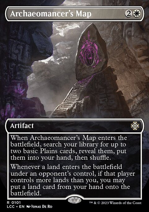 Archaeomancer's Map (Borderless) [The Lost Caverns of Ixalan Commander]