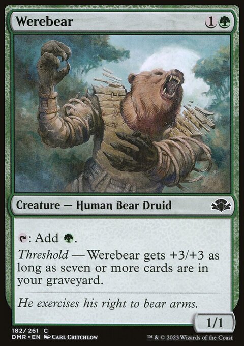 Werebear [Dominaria Remastered]