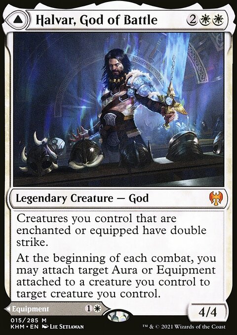 Halvar, God of Battle // Sword of the Realms [Kaldheim]