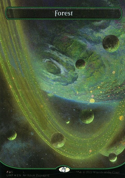 Forest (495) (Orbital Space-ic Land) (Galaxy Foil) [Unfinity]