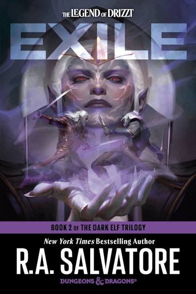 D&D The Legend of Drizzt: Exile - Book 2 of The Dark Elf Trilogy