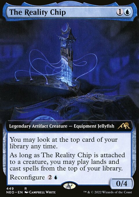 The Reality Chip (Extended Art) [Kamigawa: Neon Dynasty]