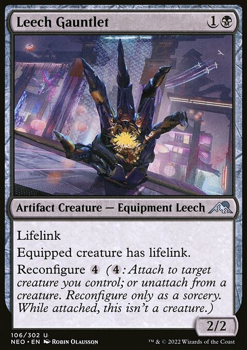 Leech Gauntlet [Kamigawa: Neon Dynasty]
