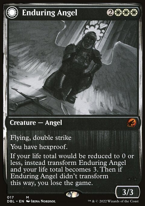 Enduring Angel // Angelic Enforcer [Innistrad: Double Feature]