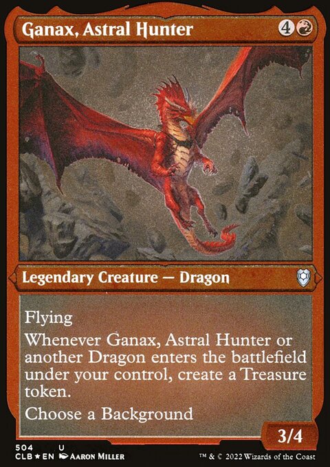 Ganax, Astral Hunter (Foil Etched) [Commander Legends: Battle for Baldur's Gate]
