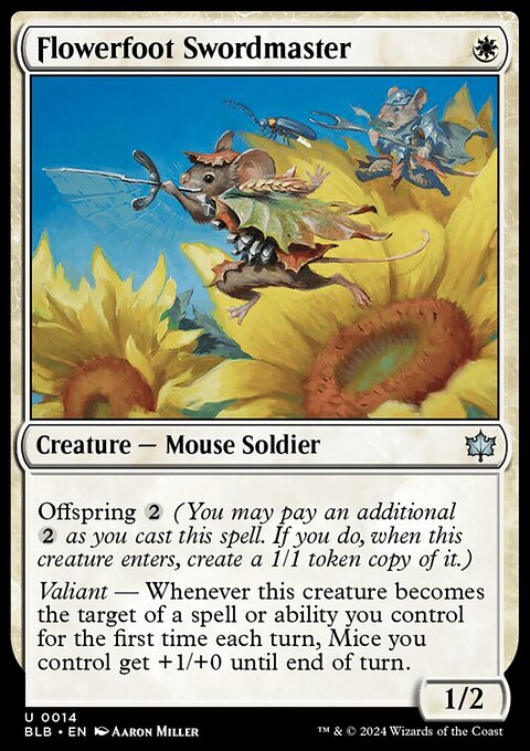 Flowerfoot Swordmaster [Bloomburrow]